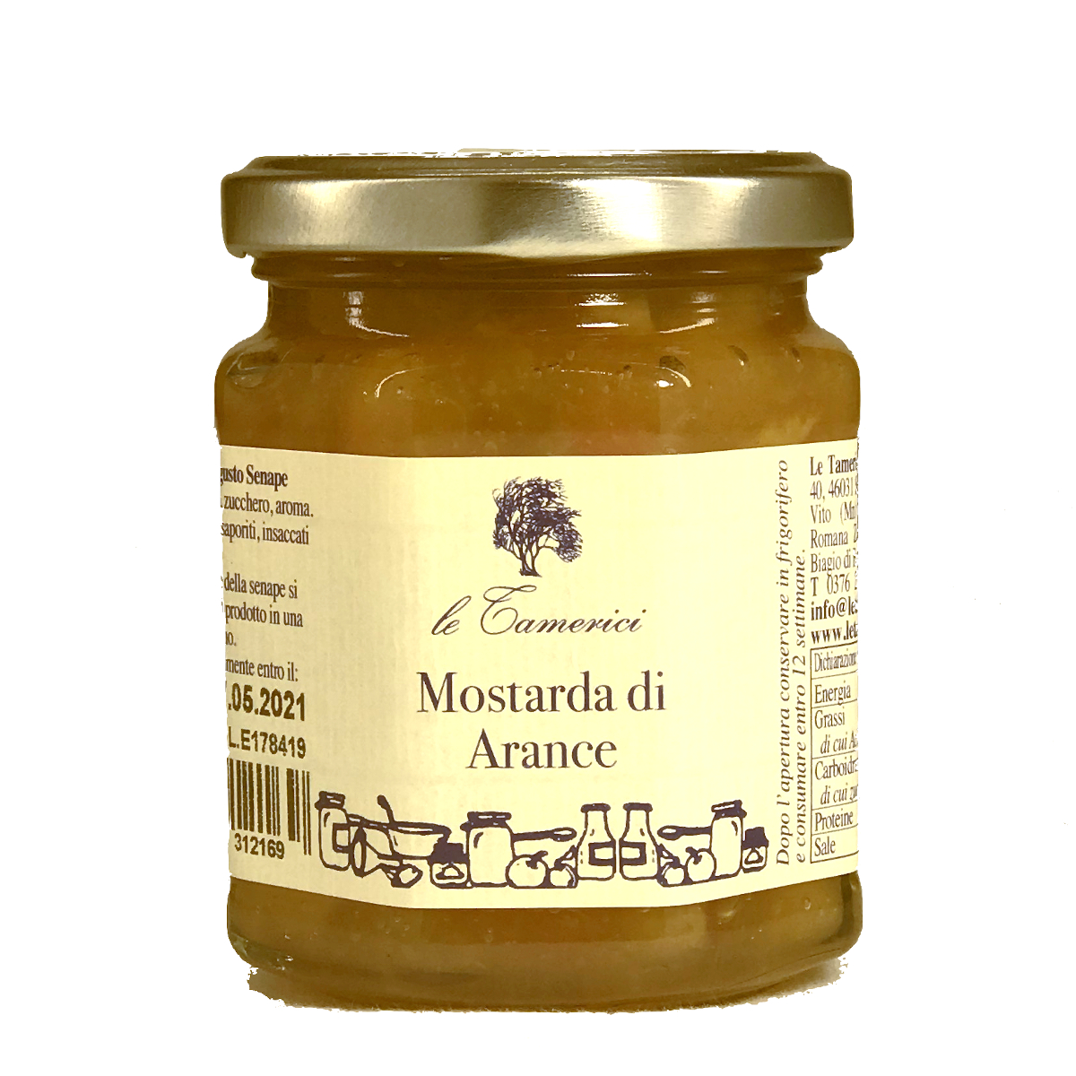 Mostarda di Arance - Senffrüchte aus Orangen - Le Tamerici